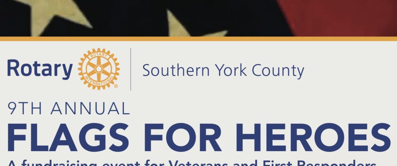 Flags for Heroes event announcement logo