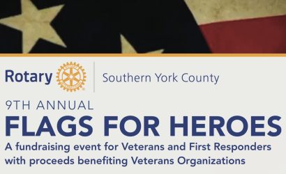 Flags for Heroes event announcement logo